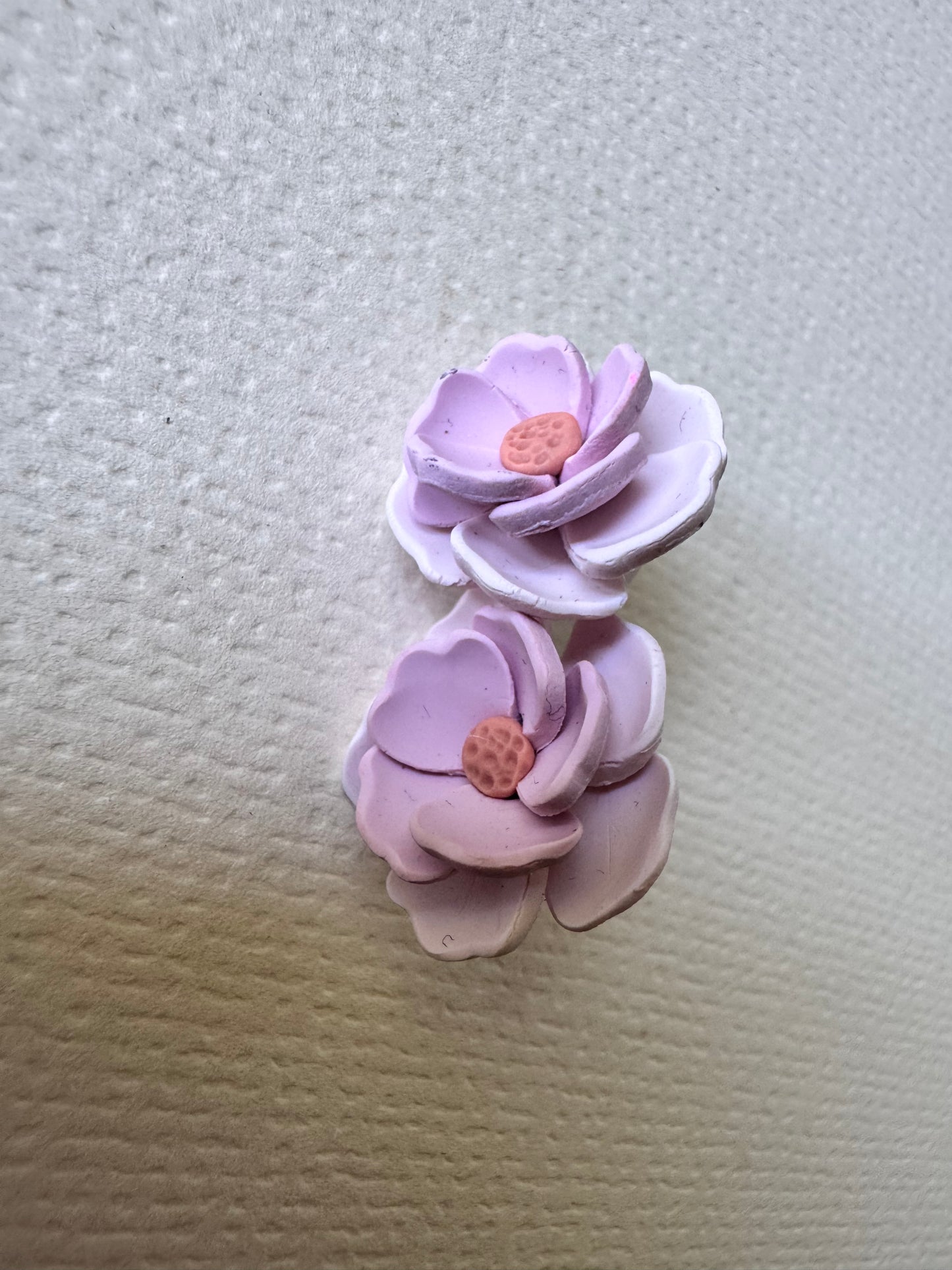 Pink petal studs