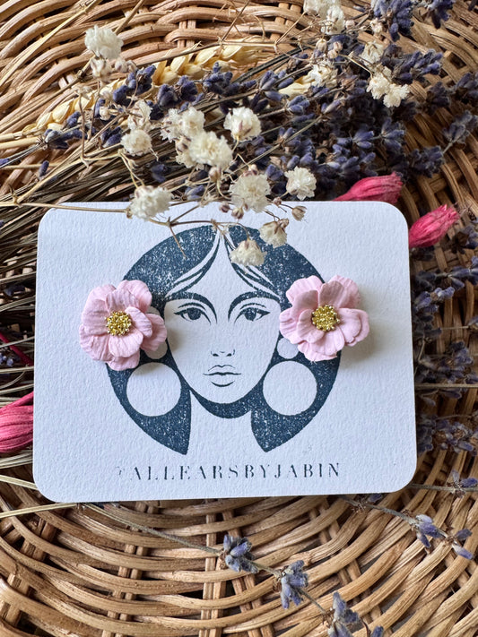 Blush petal studs
