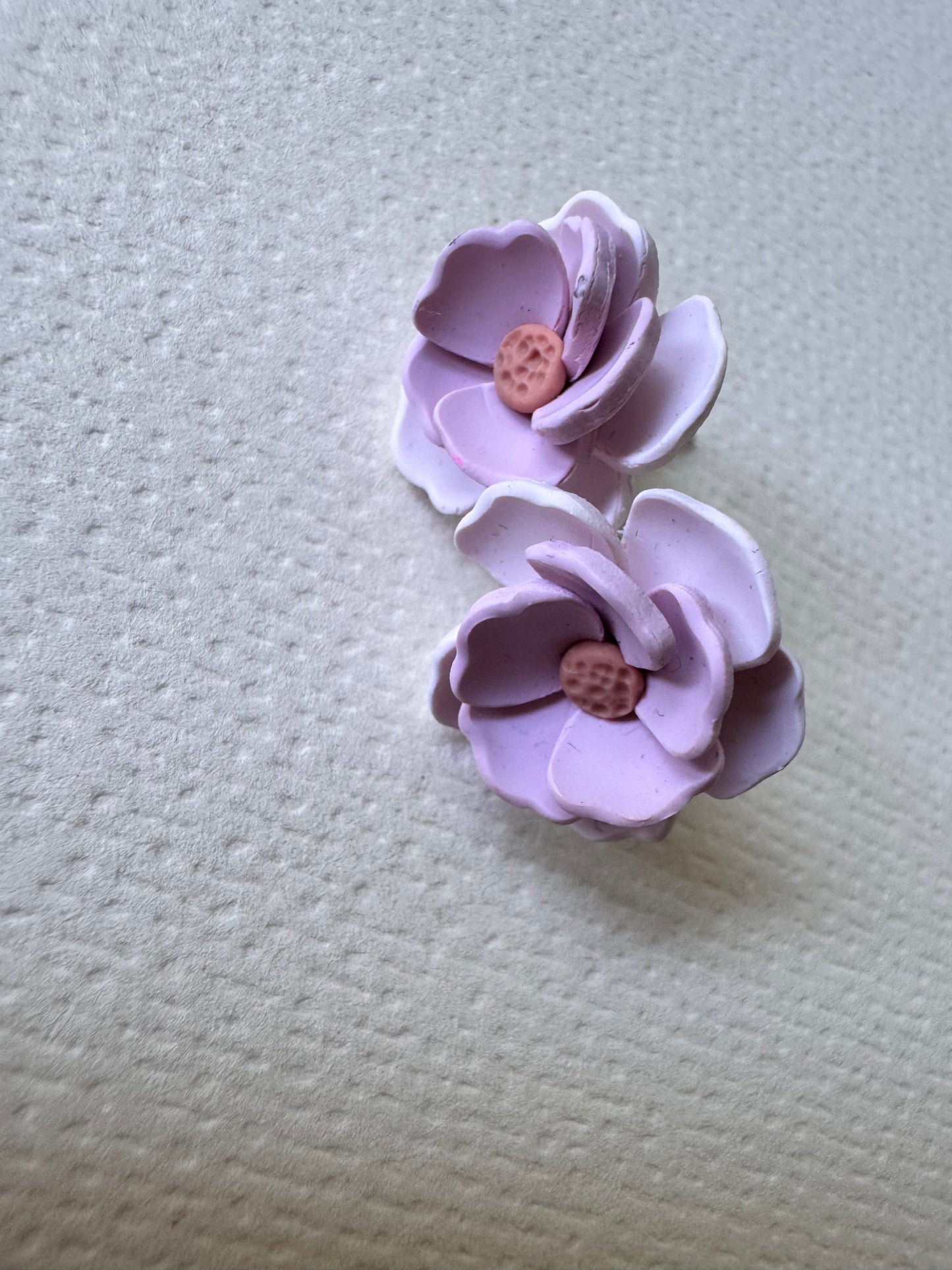 Pink petal studs