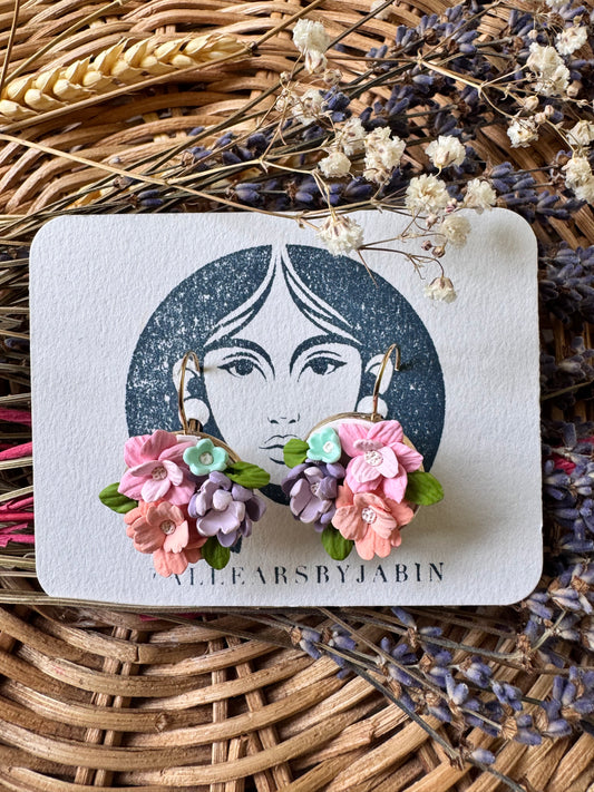 Spring meadow drop earrings Syle 2