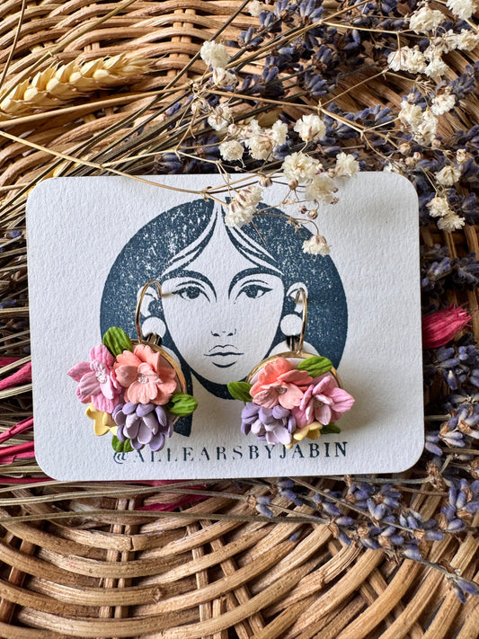Spring meadow drop earrings Syle 3